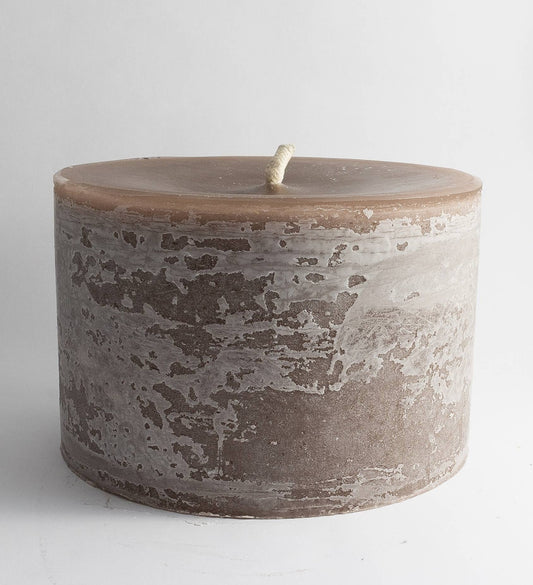 Alba Pillar Candle, Small Opaque