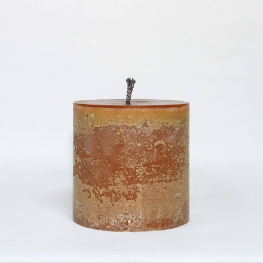 Alba Monumental Pillar Candle - Cognac